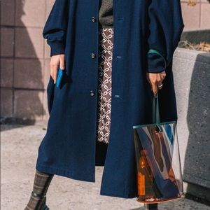 SHOP Fall/Winter Street Style Trends: Blue Coats
